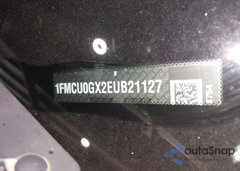 2014 Ford Escape Se from USA, damaged, VIN 1FMCU0GX2EUB21127